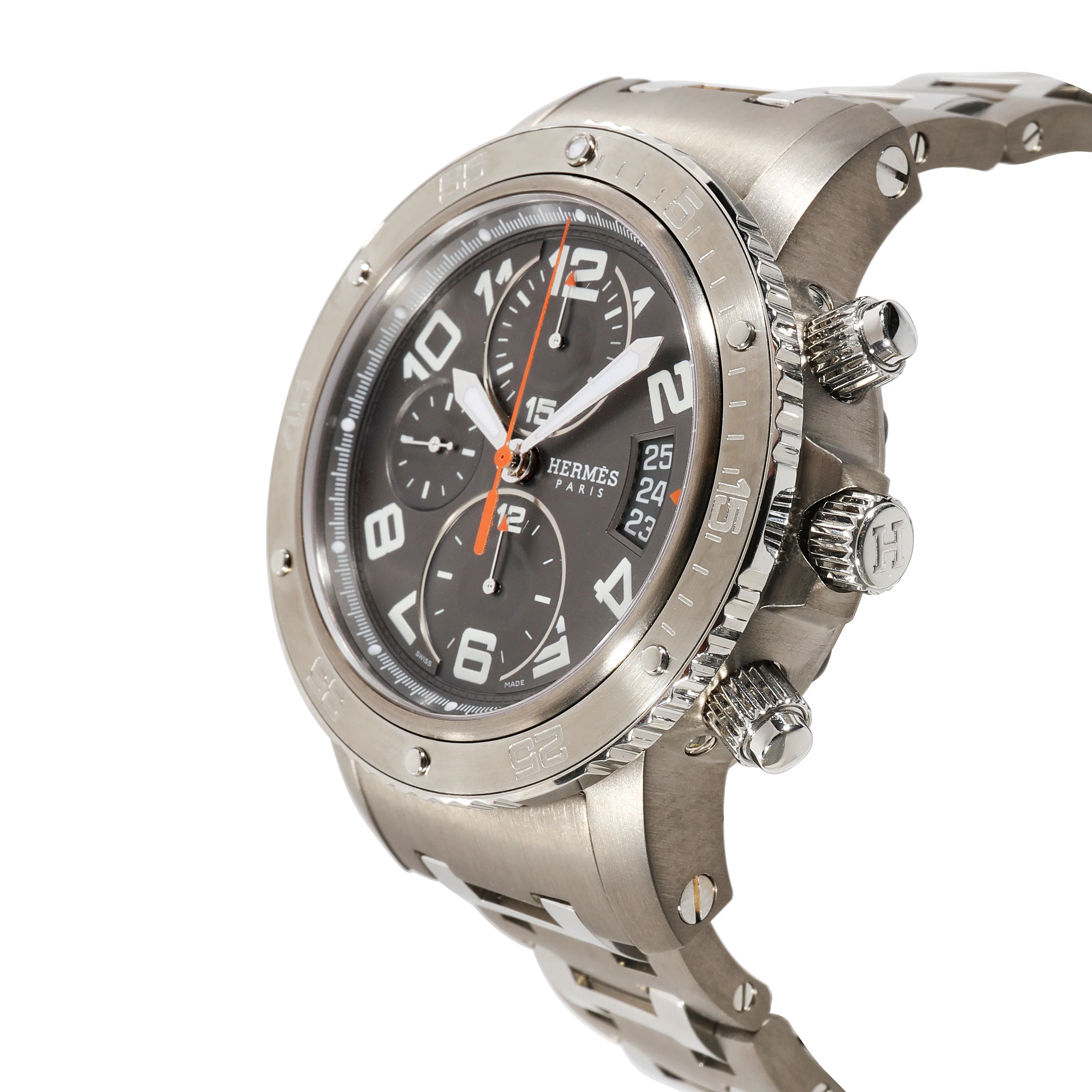 Hermès  CP2.941.230.4963 Mens Watch in  SS/Titanium - Image 3