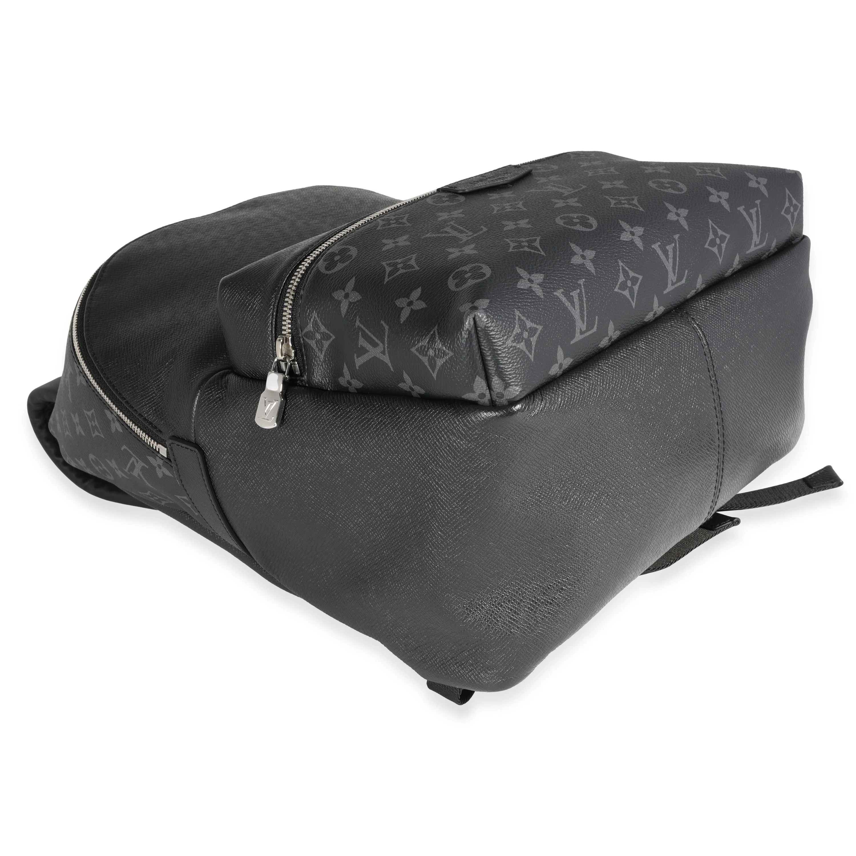 Louis Vuitton Black Monogram Eclipse & Taiga Discovery Backpack - Image 6