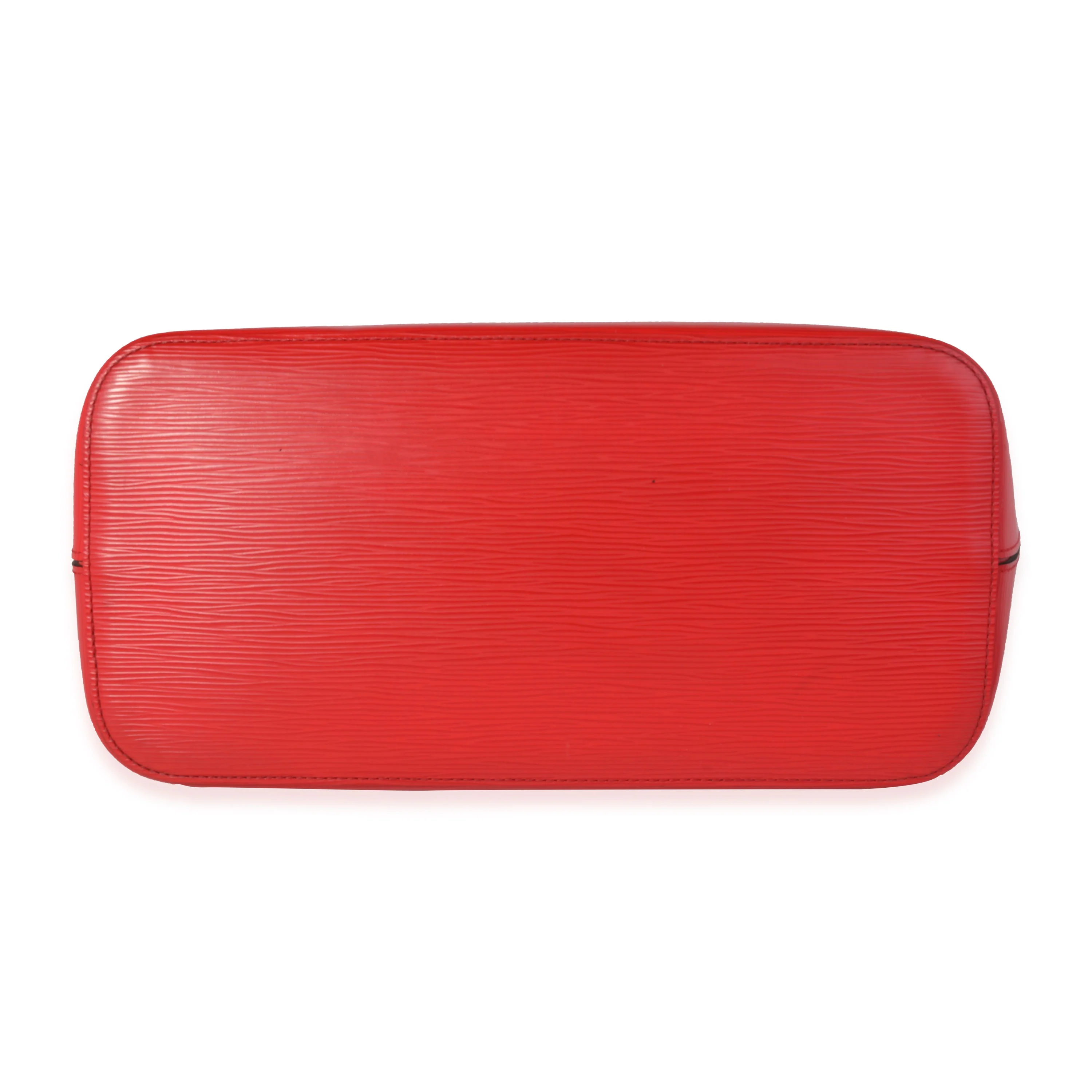 Louis Vuitton Red Epi Leather Neverfull MM - Image 4