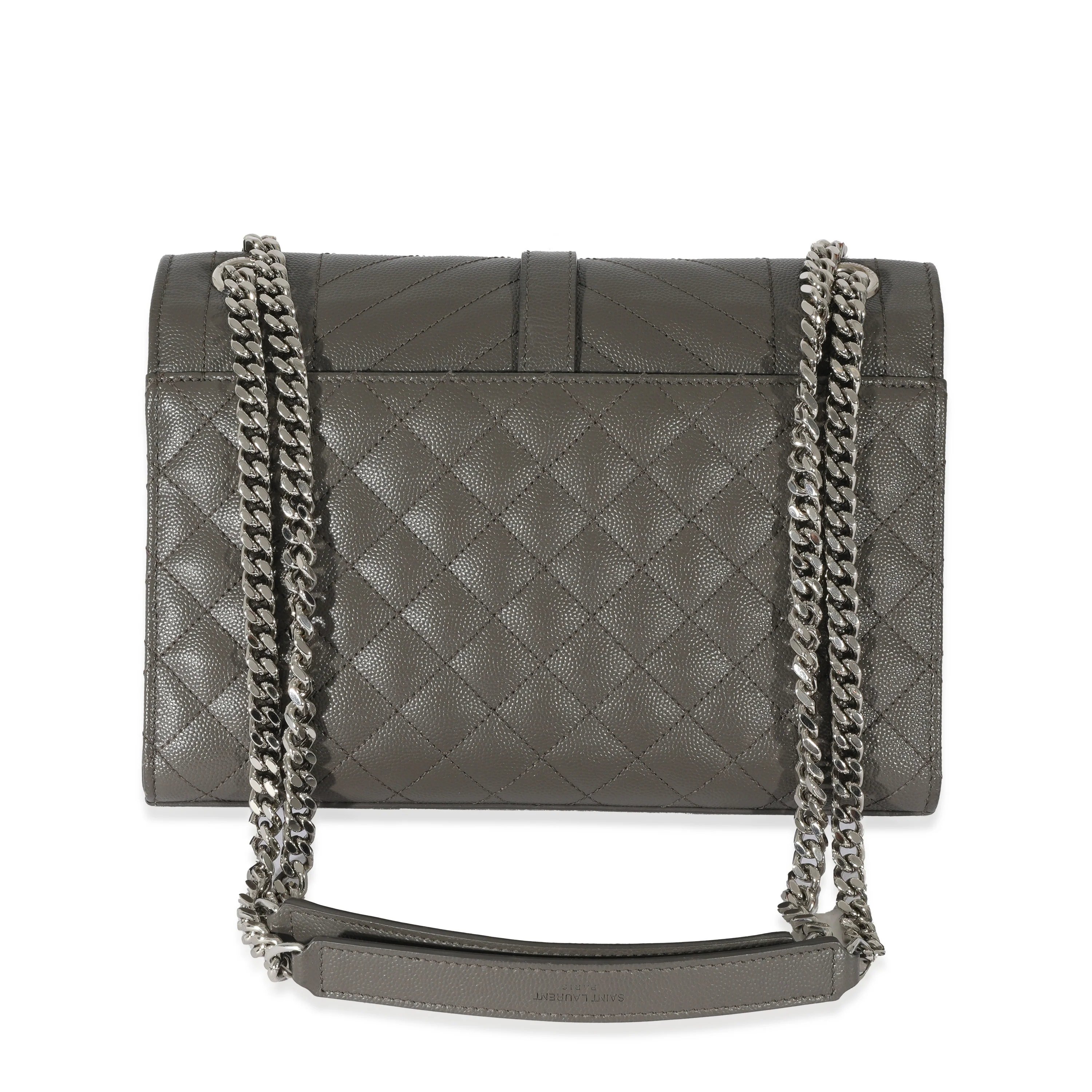 Grey Grain De Poudre Medium Envelope In Mix Flap Bag - Image 3